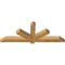 Ekena Millwork Kennewick Rough Sawn Timber Gable Bracket, Western Red Cedar, 60"W x 22"H x 4"D x 4"F, 9/12 Pitch GBW060X22X0404KEN00RWR - alternate 4